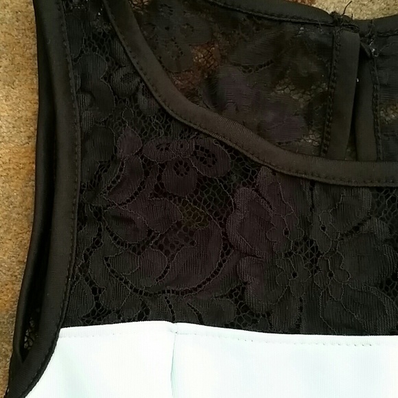 Blue Peplum Dress - Picture 2 of 2