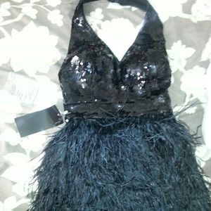 Blk cocktail dress
