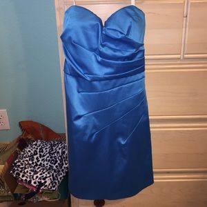 Size small blue dress, great condition.