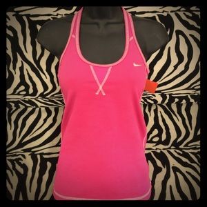 Women's NWOT Pink Nike Dri Fit Athletic Top