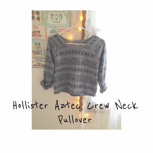 Hollister Aztec Crewneck Pullover
