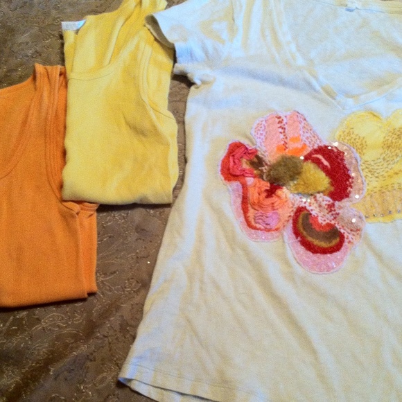 J crew v neck and tank bundle