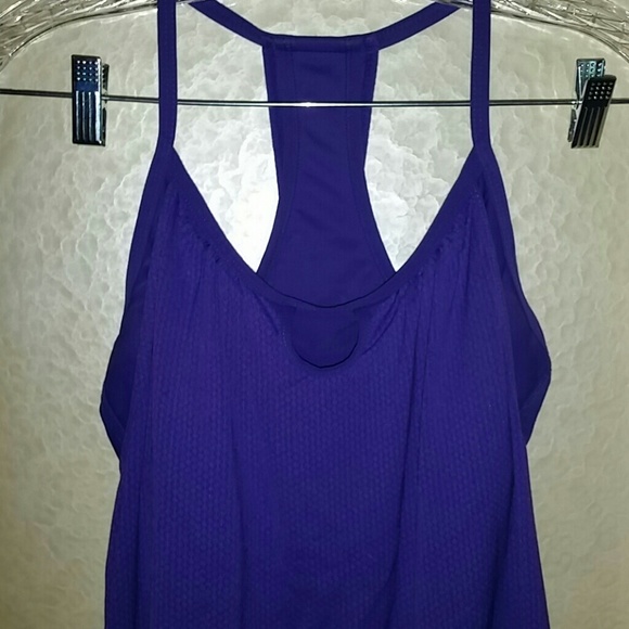 *RacerBk Tank w/Bra & Tight WaistBand*
