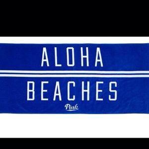 Pink by Victoria Secret Aloha Beaches Blue Towel