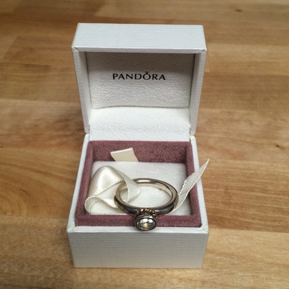 Pandora stackable cz ring
