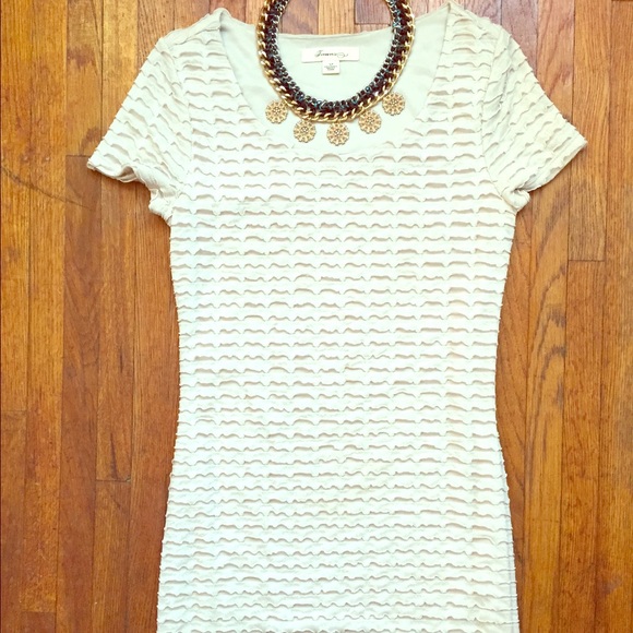 Forever 21 Cream Dress
