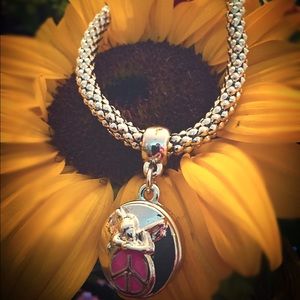 Beautiful bracelet with interchangeable snaps