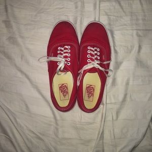 Red Vans