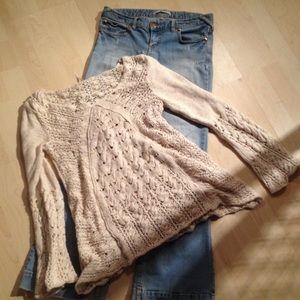 Sweater and jeans