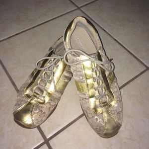 Gold Coach Sneakers