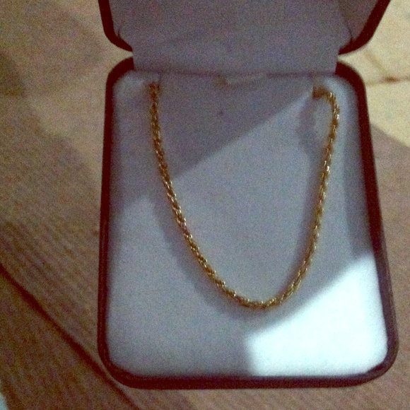 8" gold bracelet