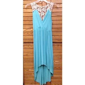 Ginger G high-low lace back dress