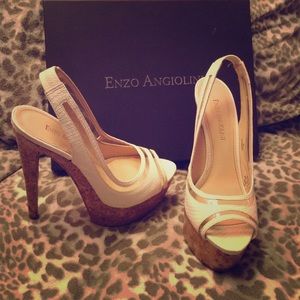 Very comfortable stylish high heels , worn once.