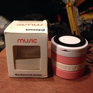 Bluetooth, Super Bass Portable Speaker(pink)