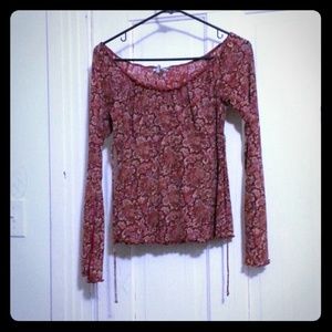 Self Esteem Tie-back shirt