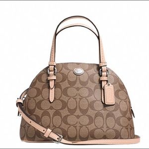Coach Peyton mini Cora domed satchel