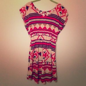 Aztec print dress