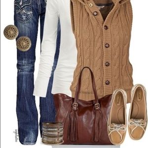 Tan sperry Top-Sider