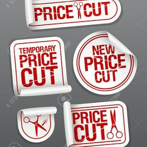 Temporary price cut on all items!!!!