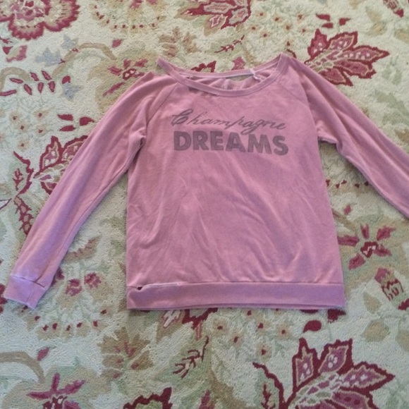 Chaser distressed sweatshirt L