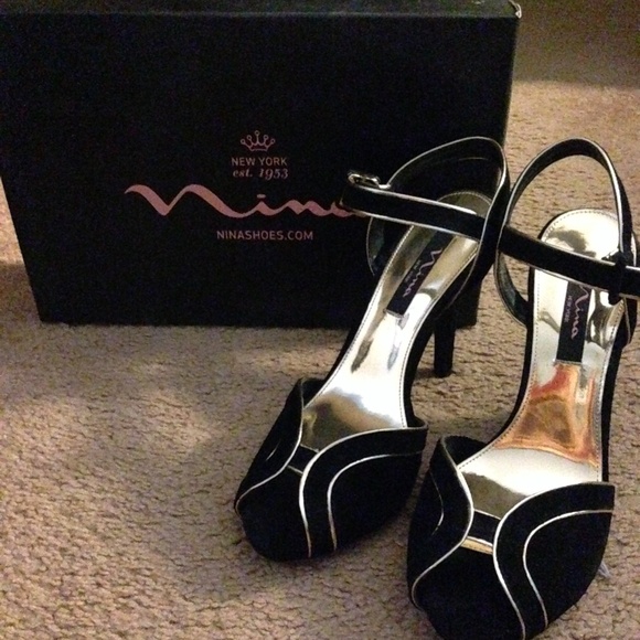 Black Nina heels