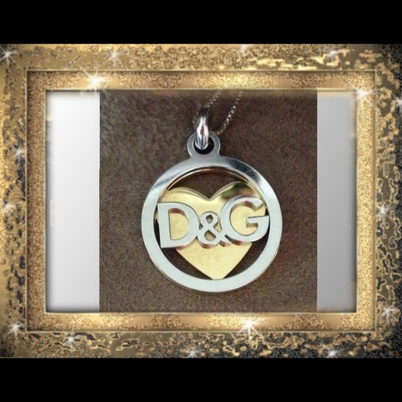 🌹HP✨ Dolce & Gabbana Pendant & SS Necklace✨🌹