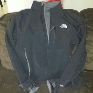 North Face neoprene zip up coat