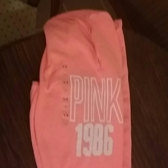 Pink sweat pants by victoria secret - Picture 1 of 3