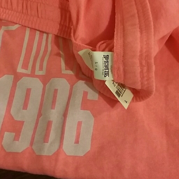 Pink sweat pants by victoria secret - Picture 3 of 3