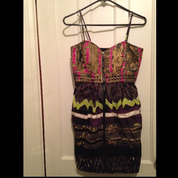 Kouture by Kimora Tribal Print Dress - Picture 1 of 3