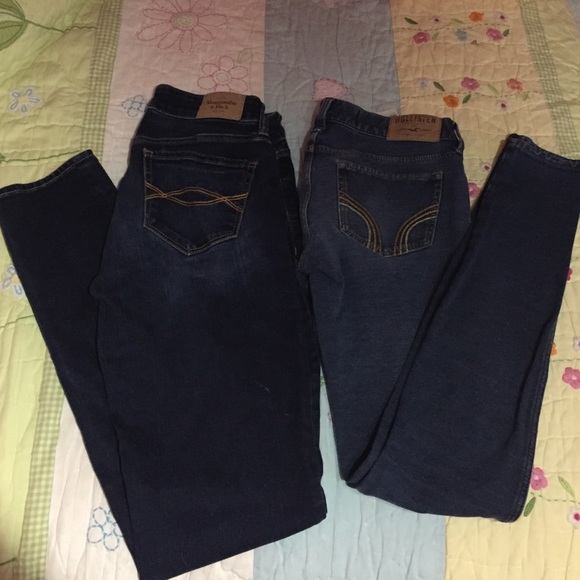 BUNDLE Hollister Jeggings and Abercrombie Jeans!