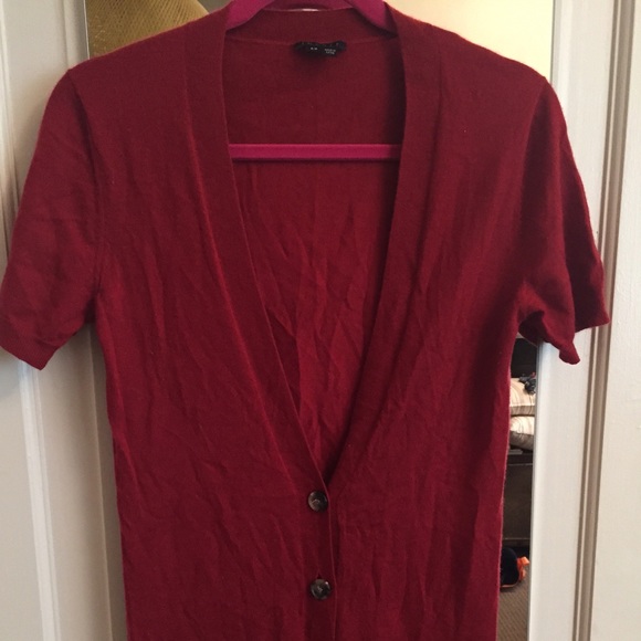 Theory Sweaters - Theory red sleeveless sweater