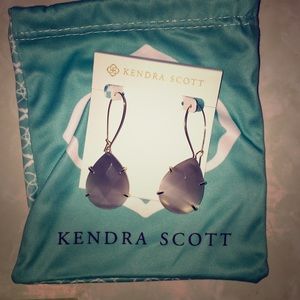 Kendra Scott Allison Slate earrings.