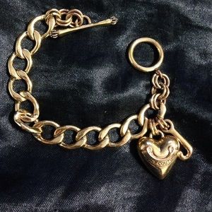 Gold juicy couture bracelet