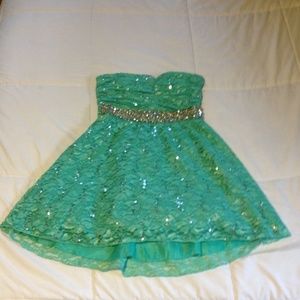 Sequin dance dress (size 7)