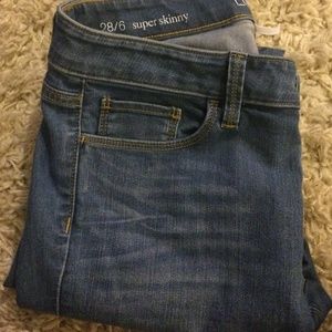 LOFT Super Skinny Denim