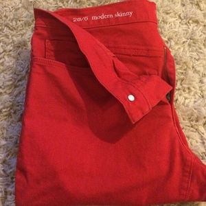 LOFT Modern Skinny Colored Denim