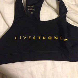 Nike livestrong sports bra