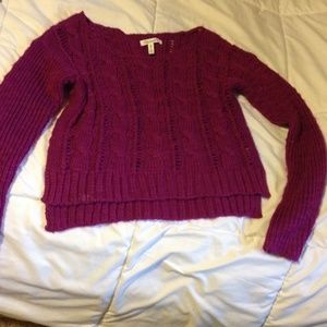 Aeropostale purple sweater