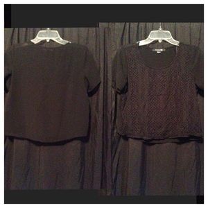 Black lace shirt