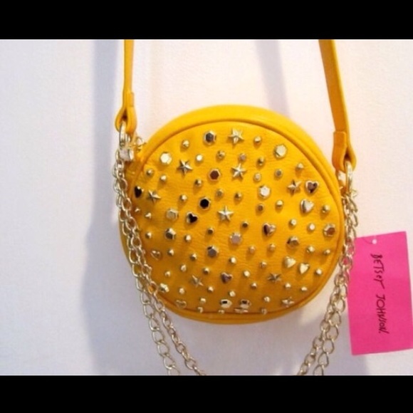 Betsey Johnson Handbags - Betsey Johnson SUPER STAR Crossbody Yellow NWT