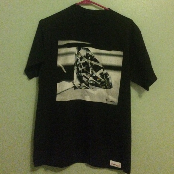 Mens diamond black t-shirt