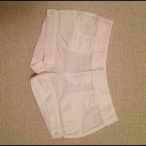 Guess Jeans White Linen Shorts