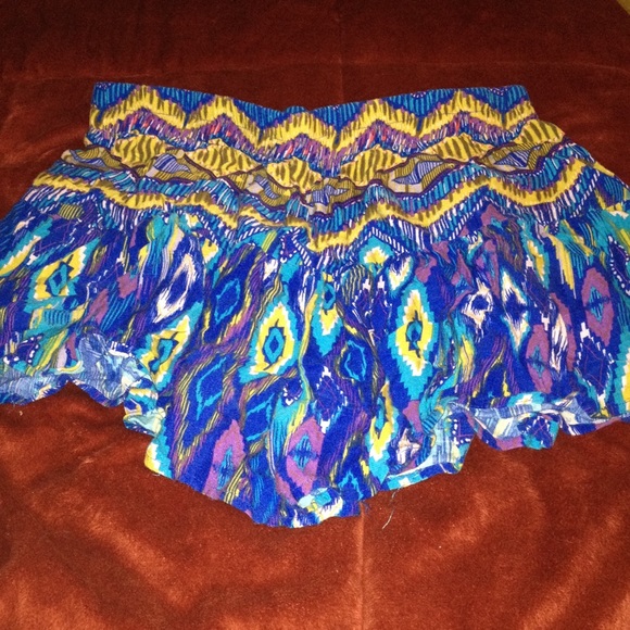 Bright colored Millau size small skort/shorts .
