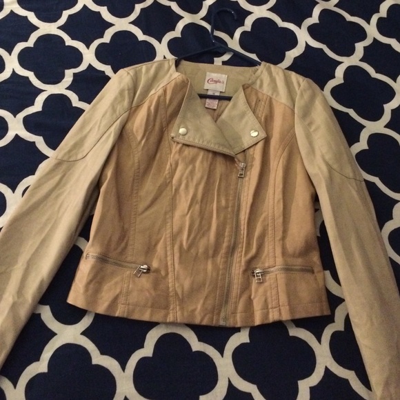 Candie's two toned leather jacket