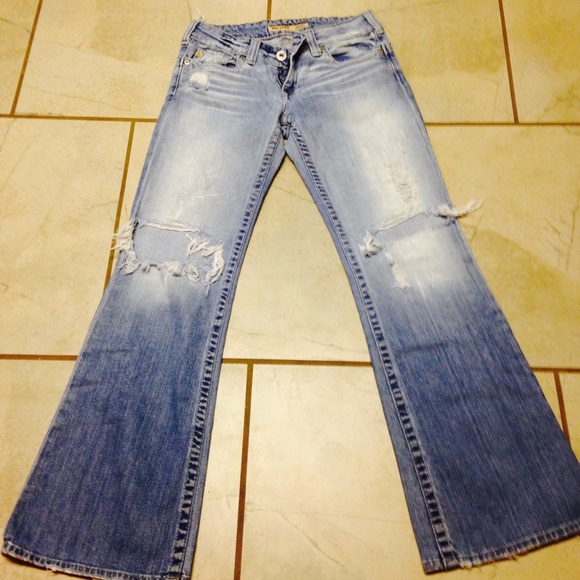 Distressed Big Star Jeans