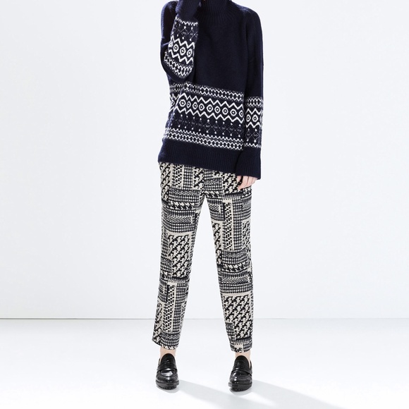 Zara Pants - Zara houndstooth trousers