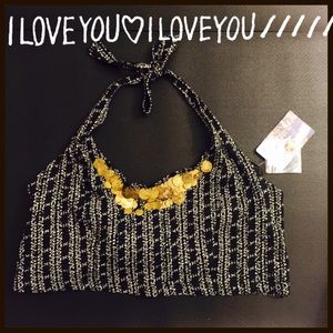 Halter crop top perfect for coachella