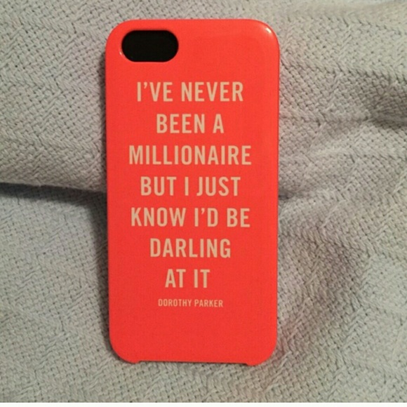 Kate Spade Orange IPhone 5 Case