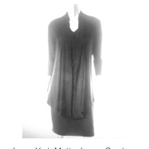 Jones New York One Piece Blue Cardigan Dress.